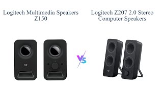 Logitech Z150 vs Z207 Multimedia Speakers Comparison 🎵🔊 [upl. by Mariquilla]