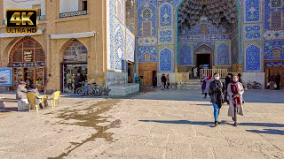 Iran Walking Tour4k60fpsIsfahan 2022 [upl. by Pattin249]