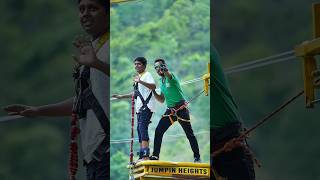 Jumpin Heights Rishikesh bungee bungeejumping jumping adventure trending viral bungy shorts [upl. by Oberon]