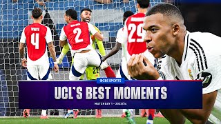 The BEST Moments from UCL Matchday 1  CBS Sports Golazo [upl. by Meirrak]