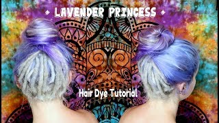 Lavender Princess Hair Dye Tutorial [upl. by Rma]