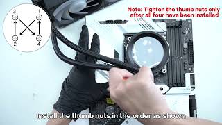 SAMA SM360PRO Liquid cooler installation instruction [upl. by Idnem]