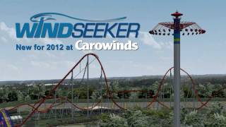 WindSeeker  New for 2012 at Carowinds [upl. by Calendra1]