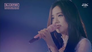 JISOO BLACKPINK  YUKI NO HANA SNOW FLOWER  2018 ARENA TOUR IN KYOCERA DOME OSAKA [upl. by Ellednek794]