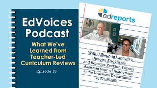 What We Learned from TeacherLed Curriculum Reviews  EdVoices Podcast [upl. by Ribaj687]