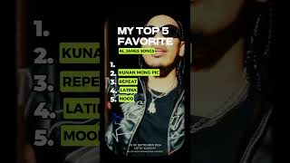 My Top 5 Favorite AL JAMES Songs opm pinoyrapper hiphop aljames [upl. by Leahcimauhsoj]