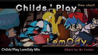 Childs Play Lem0dy Mix New Chart  FNF Pibby Apocalypse [upl. by Ibrab]