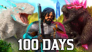 I Survived 100 Days in ARK Monsterverse [upl. by Nnednarb418]