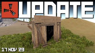 Legacy shelter And Character Customisation one day  Rust Update 17th November 2023 [upl. by Dlnaod369]