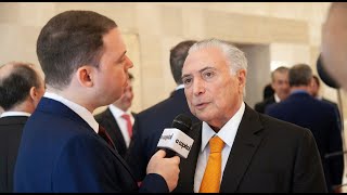 Michel Temer concede entrevista ao Jornal A Capital [upl. by Aliet]