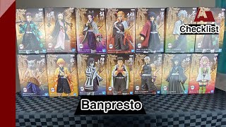 Demon Slayer  Banpresto Prize Figures  CheckList vol 123 [upl. by Enaled]