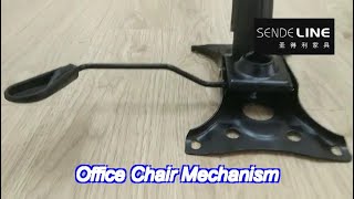 Modern Meta Style Office Chair Mechanism Rotary Free Lift Chassis Customized [upl. by Holli389]