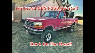 Junkyard F250 Revival  Door Locks and Ignition Lock Cylinder [upl. by Adley]