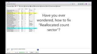 How to fix Reallocated count sector [upl. by Einnov]