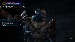 Middleearth™ Shadow of War™  The Arena  Nemesis Appearance [upl. by Ahtiek313]