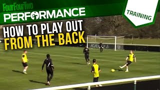 How to play out from the back  Soccer drill  Tactics  Nike Academy [upl. by Dworman510]