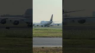 AMAZING Lufthansa 747 🇩🇪 shorts youtubeshorts aviation planespotting boeing747 foryou [upl. by Ylen]