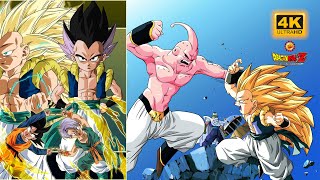 Super Gotenks vs Majin Buu 4k  Dragon Ball Z Kakarot [upl. by Lynden855]