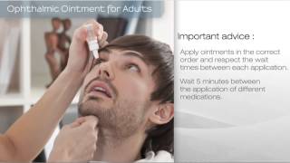 Ophthalmic Ointment Application Narrated by Melanie Haynes [upl. by Lyrehc]