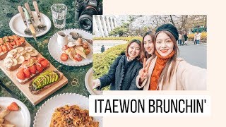 Brunch in Itaewon  Cherry Blossoms in Kyunghee University  SNU Study Abroad 🇰🇷 Korea Vlog [upl. by Hepsiba]