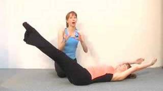 Pilates Workout Exercise The Double Leg Stretch [upl. by Urita]