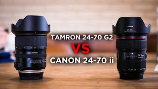 Tamron 2470mm G2 vs Canon 2470mm ii  Dual Pixel AF Low Light Test [upl. by Skell]