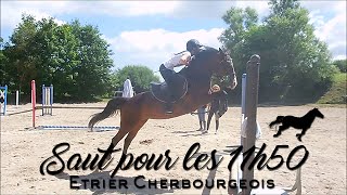 cours dobstacle  G4 de 11h50  Etrier Cherbourgeois [upl. by Mickie]