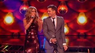 The X Factor 2009  Stacey amp Michael Buble Feeling Good  Live Show 10 itvcomxfactor [upl. by Formenti]