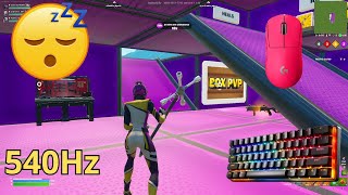 ASMR Fortnite Chill 😴 540HZ  0 PING🌟Go Goated 4v4v4v4 Zone Wars🐐 KBM Steel Series Apex Mini 4K [upl. by Ateerys687]