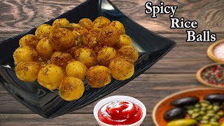 Rice balls recipe in Kannada spicy Rice balls recipe [upl. by Cookie]