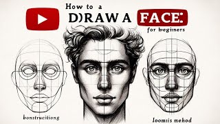 How to draw head for beginners Using Loomis method [upl. by Davidoff]