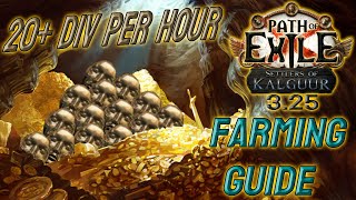 Easy Low Budget 20 Div Farming Strategy  Path of Exile 325 [upl. by Hoseia]