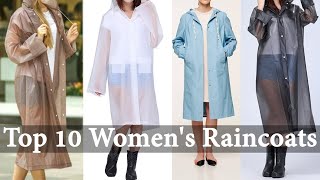 10 Best Fashionable Womens Raincoat  Ladies RainWear  Raincoats Design 2019 [upl. by Teplitz433]