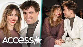 Robert Pattinson amp Suki Waterhouse Make Romantic Red Carpet Debut [upl. by Alehs]