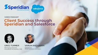 Client Success through Speridian and Salesforce [upl. by Leamiba]