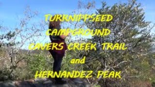 Turnipseed Campground Cavers Creek Trail and Hernandez Peak [upl. by Ennagem]