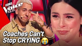 EMOTIONAL Coaches CRY During these Performances on The Voice Kids 🥲 [upl. by Bibby]