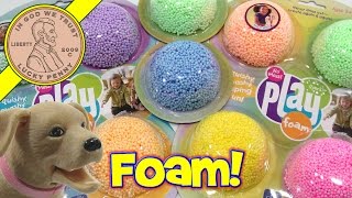 Glitzy Playfoam  Squishy Squashy Shaping FunI make a dog bed [upl. by Llednil654]