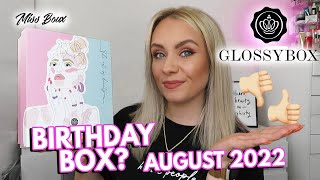 SPOILER GLOSSYBOX AUGUST 2022 UNBOXING amp DISCOUNT CODE  MISS BOUX [upl. by Sucul]