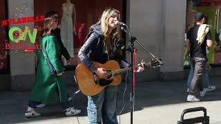 The wonderful bright and entertaining Kylabelle and her stunning Cover of Love Story Grafton Street [upl. by Renaud]