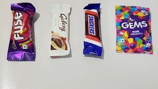 Cadbury vs Gems vs Snickers vs Fuse vs Galaxy [upl. by Onaicnop]