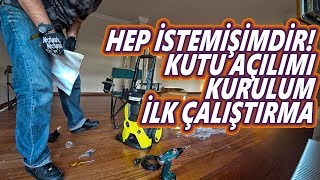 Hep İstemişimdir Karcher K5 Kutu Açılım Kurulum İlk Çalıştırma [upl. by Choong810]