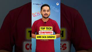 💥Top Tech Companies Hiring BCA Students ✅Best BCA Job Opportunities shorts bca bcajobs bcacourse [upl. by Mackie]