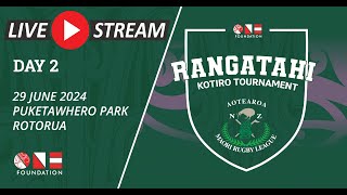 Day 2  ANZMRL Rangatahi Kōtiro Tournament 2024 [upl. by Clarkin]