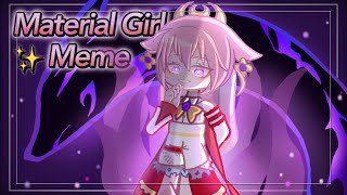 Material girlYae miko💕Animation memeGenshin impact x gacha✨late trendFW⚠️ [upl. by Airaet630]