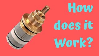 How does a thermostatic shower valve cartridge work Vertical video response [upl. by Ellenoj]