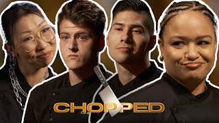 Chopped Fruity Cereal Rock Shrimp Enoki Mushrooms  Full Episode Recap  S54 E13  Food Network [upl. by Fadiman]