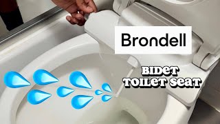 How to Install Brondell Bidet Toilet Seat  EcoSeat S101 [upl. by Borras432]