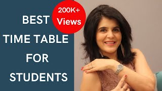 Best Time Table For School amp College Students  How to Make 100 Successful Time Table  ChetChat [upl. by Tucker]