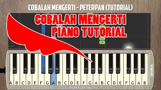 COBALAH MENGERTI  PETERPAN PIANO TUTORIAL [upl. by Flavian]